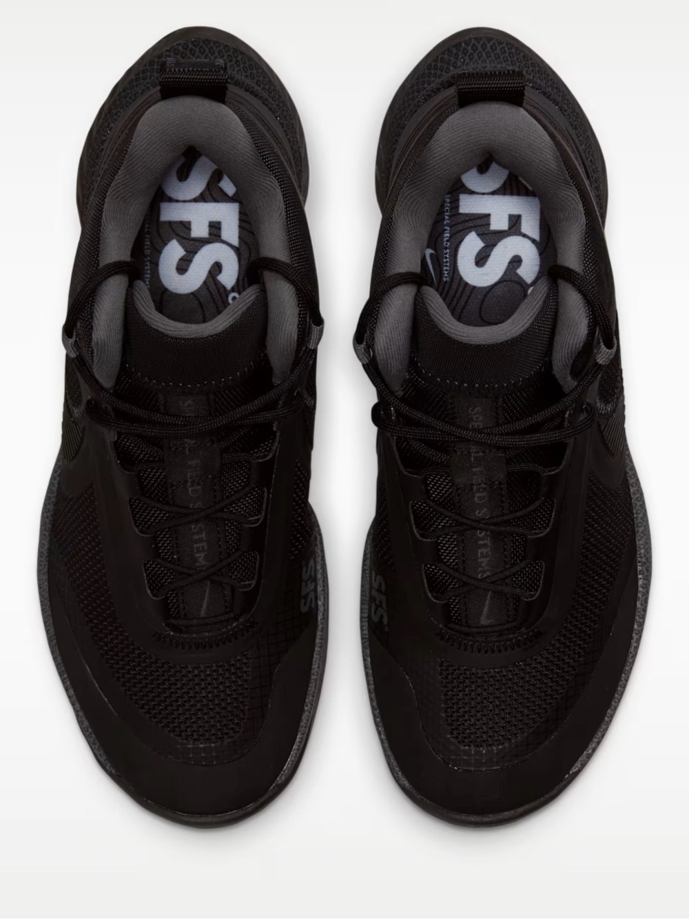 Nike Black and Dark Gray Trail Runner Sneakers